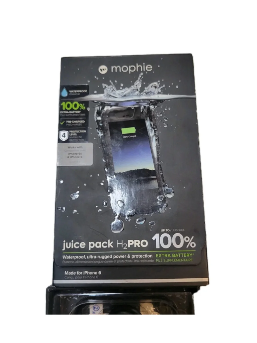 MOPHIE JUICE Pack H2OPro 100% Battery Strength iPhone 6 & 6S NWT $260 Lot Of 2